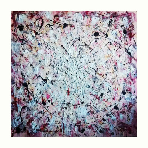 Imagen 1 de 1 de Cuadro Cazart Original Abstracto Moderno Pintado A Mano