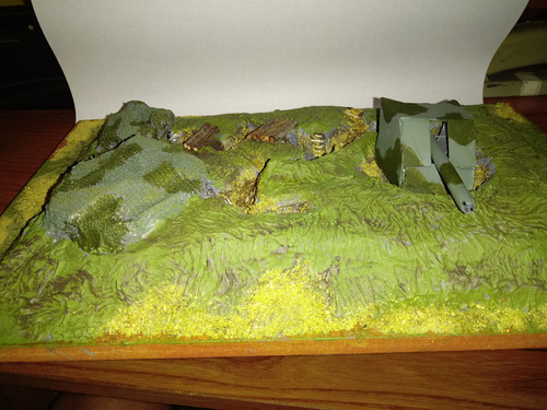 Maqueta De Casamata Con Cañon 1/72