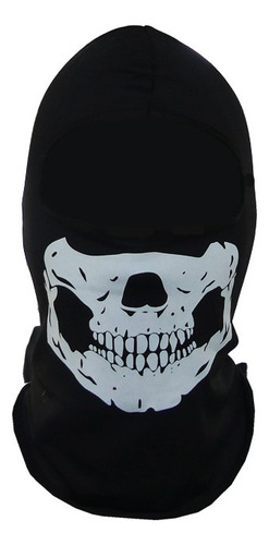 Pasamontaña Balaclava De Lycra Tipo Ninja Diseño Calavera