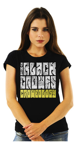 Polera Mujer The Black Crowes Croweology Rock Impresión Dire