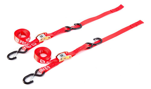 Par Correas De Amarre Tie Down Motocross Enduro 1  - Rojo