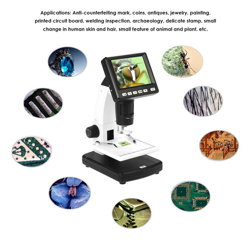 Microscopio Digital Portátil Profesional Con Pantalla Lcd