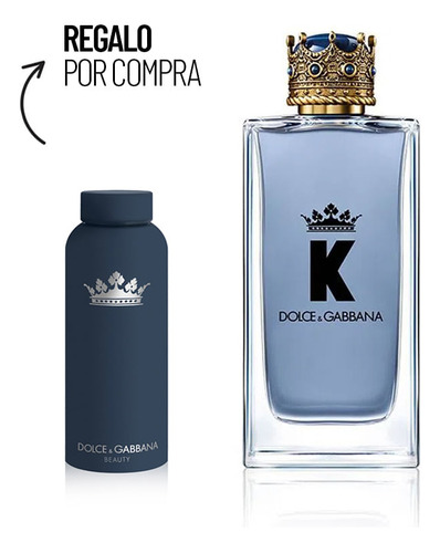 Set D&g Perfume Hombre K Edt 200 Ml + Botella Male K 