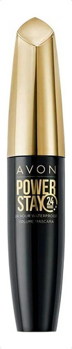 Avon Power Stay Pestañina Volumen 24 Horas De Duraciòn Agua Color Blackest black