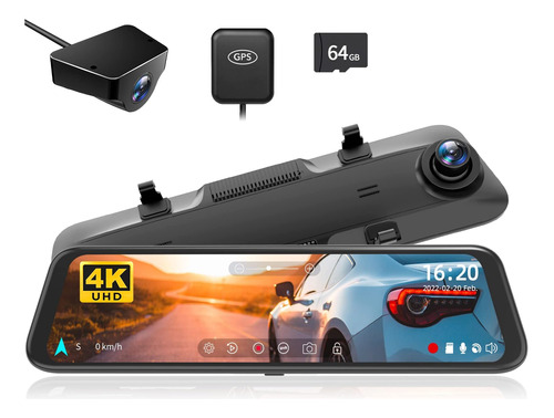 Wolfbox G850 4k Mirror Dash Cam: 12 Cámara De Espejo Retrovi