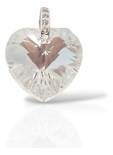 Dije Cristal Swarovski Elements Corazon 18mm Shimmer C Drop