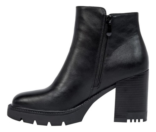 Bota De Dama Moto Tierra Bendita 8315 Color Negro