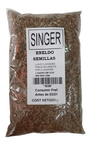 Eneldo Semillas 250g