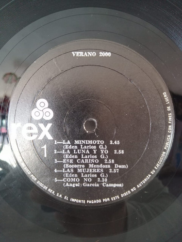Disco Lp Verano 2000 Cumbia Lp Mexicano De 80' (Usado)