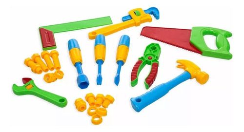 Conjunto De Ferramentas Menino Infantil Brinquedo Didático