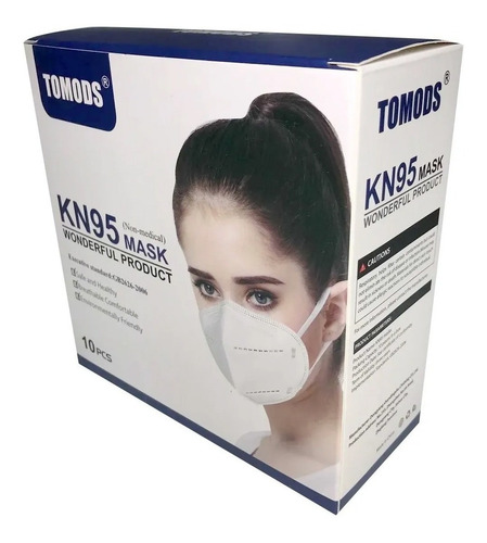 Imagen 9 de 9 de Kn95 Mascarillas Cubrebocas 50 Pzs Colores Tomods Calidad