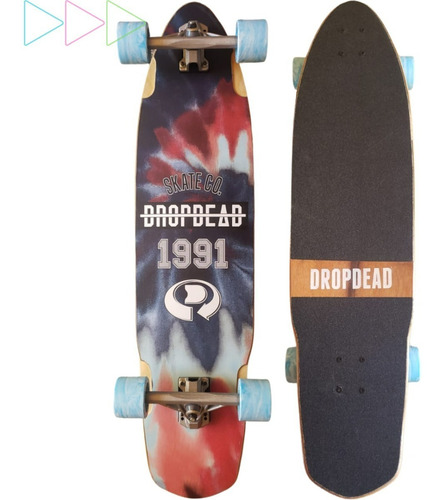 Longboard Drop Dead Profissional Completo  Camber Vice Pool 