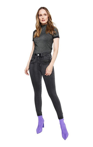 Jeans Pitillo Mujer Amalia Jeans 4238 Gris