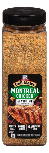 Sazonador Pollo Mccormick Montreal 652 G Grill Mates