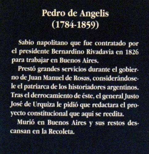 Pedro De Angelis República Representativa Federal 