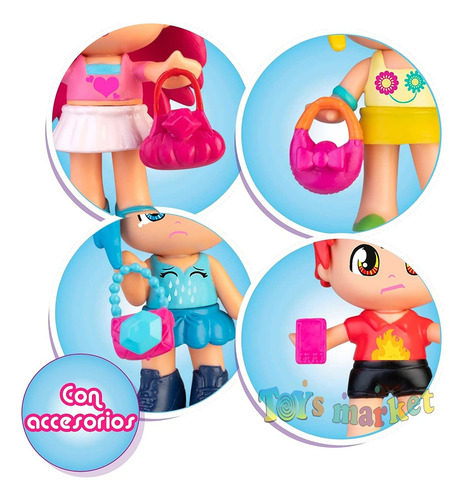 Pinypon Originales Figuras Serie 7 Con Accesorios Muñecas