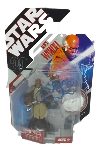 Hasbro Star Wars 30 Aniversario Mace Windu Moneda #06