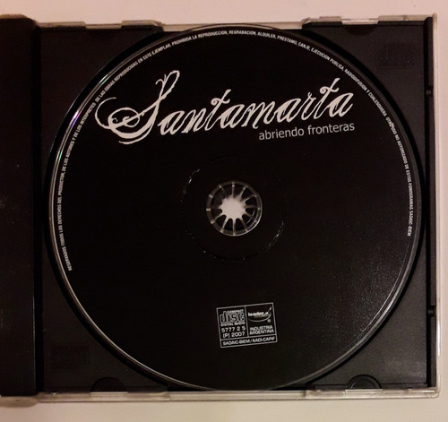 Santamarta Cd Abriendo Fronteras (sin Carátulas) Cumbia