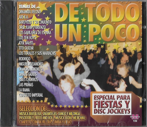 De Todo Un Poco Cd Especial Para Fiestas Y Disc Jockeys