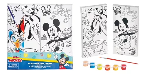 Lienzo Para Colorear Mickey Mouse