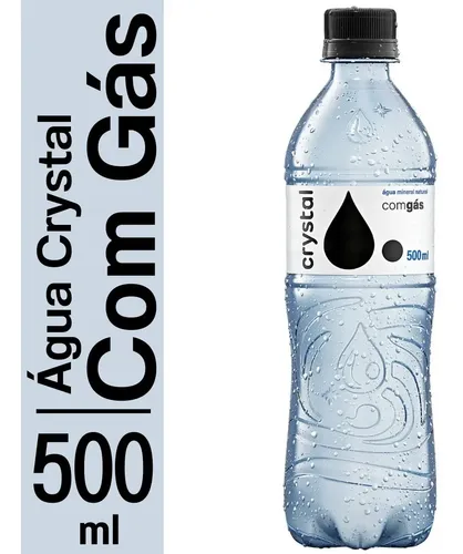AGUA CRYSTAL 500ML COM GAS