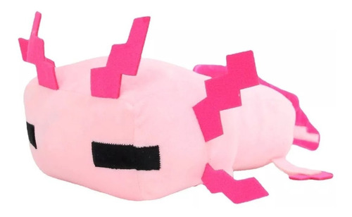 Peluche Ajolote Minecraft (axolotl)