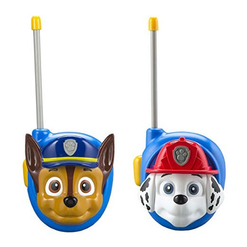 Nueva Paw Patrulla Walkie Talkies - Juego De 2 Niños Walkie 