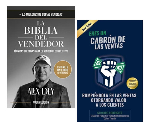 Eres Un Cabrón De Las Ventas + Biblia Del Vendedor - Nuevos