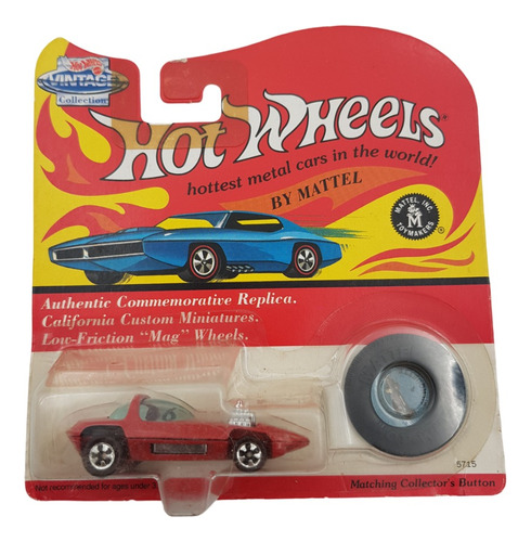 Hot Wheels Red Line Vintage Silhouette Rosa Réplica 1993