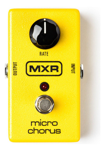 Pedal de efeitos de guitarra Mxr Micro Chorus Yellow