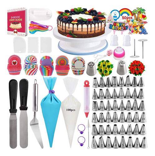 Kit Decoración De Pasteles 331 Pcs, Utensilios Para Hornear