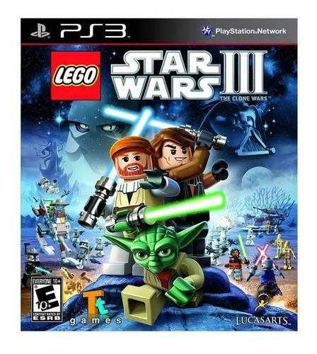 LEGO Star Wars III: The Clone Wars  Star Wars Standard Edition LucasArts PS3 Físico