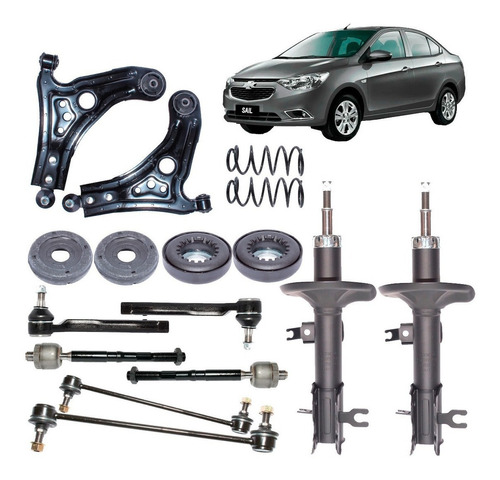 Kit Suspension Delantera Para Chevrolet Sail 1.4  2011 2017