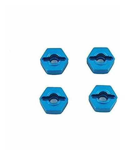 Llave Hexagonal De Aluminio Para Ruedas, 12mm, Azul.