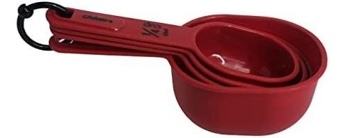 Mirro 4 Tazas Medidoras (1 Taza) Rojo, 4 Piezas, Mir-