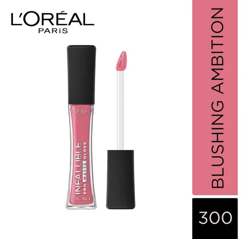 10 Labiales Infallible Pro Matte Gloss Blushing Ambition