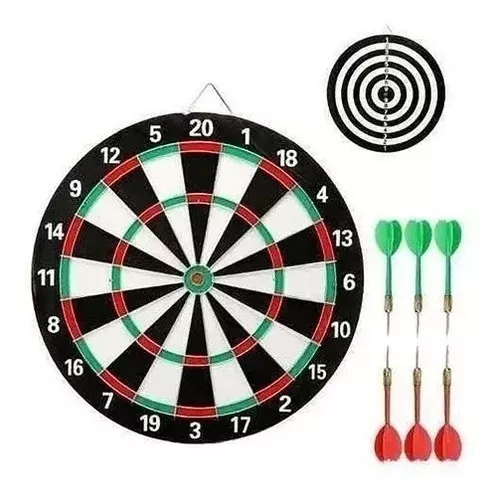 Kit Jogo Tiro Ao Alvo + 4 Dardos Profissional Grande 29cm - Lojas Magal