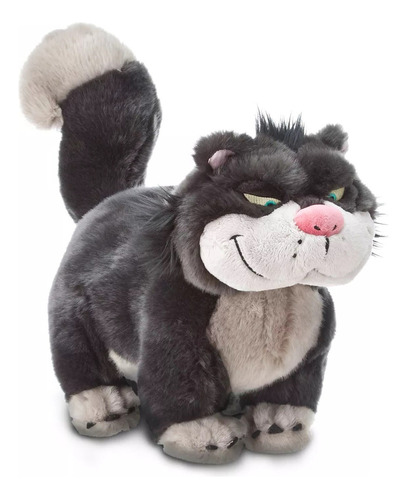 Muñeco Peluche Gato Lucifer Cenicienta Cinderella Madrastra Color Negro