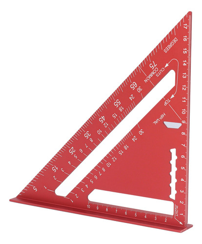 Viga Doble De Aleación De Aluminio Red Red Speed Square De 7