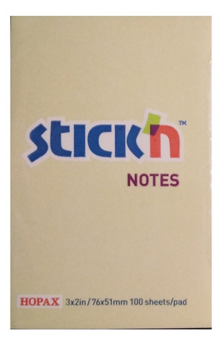 Notas Adhesivas Stick'n 76x51mm 100 Hojas X 3