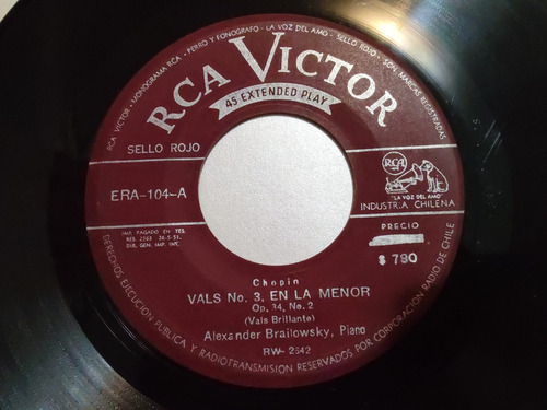 Vinilo Single De Alexander Brailowscki - Chopin ( E30 (Usado)