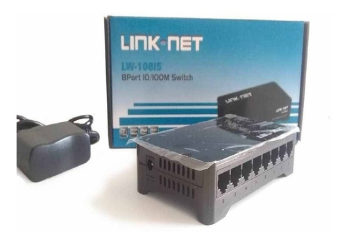 Switch 8 Puertos 10/100 Link-net Lw-108i5 Rj45 Redes Tienda