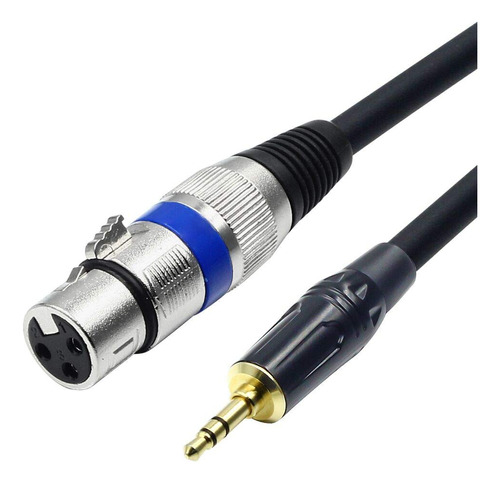 Disino Xlr A 0.125 Pulgadas - Cable De Microfono Estereo Par