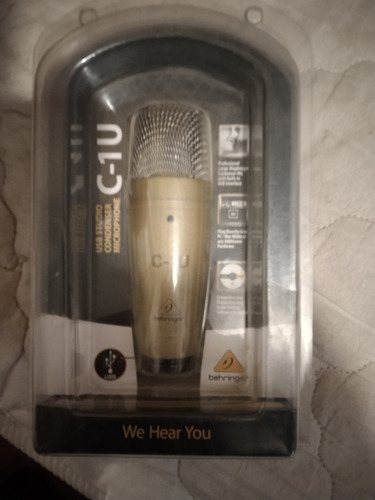 Microfono Condensador Usb Behringer Poco Uso 