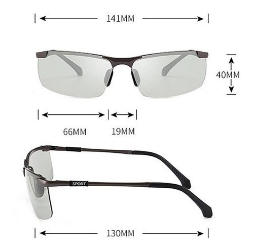 Lentes De Sol De Visión Nocturna Con Protección Uv400
