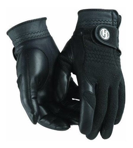 Guante De Golf Hj Glove, Negro, De Invierno, Para Mujer,