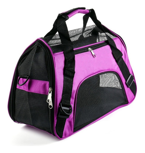 Imagen 1 de 2 de Bolso Transportador De Mascotas En Tela Talle L Reforzado