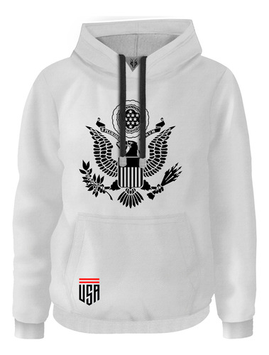 Hoodie Buzo Buso Saco Estados Unidos Usa Águila