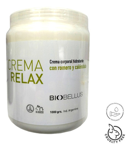 3 Crema Masajes Musculares - Biobellus 1kg C/u