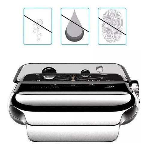 Mica De Cristal Templado Compatible Con Apple Watch C1